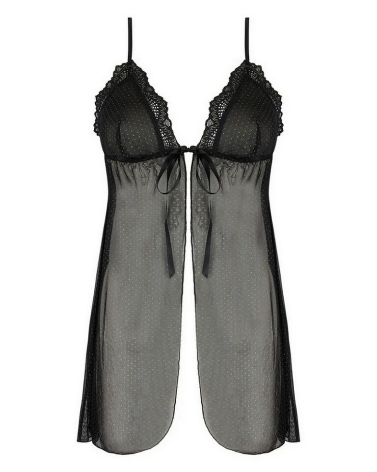 Devant -Sloggi Soldes Boutique babydoll antigel nuit des etoiles noir or 1 1 768x960 1