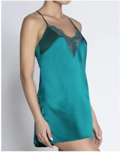 Babydoll En Soie Lise Charmel Sublime En Dentelle (Vert Princesse) -Sloggi Soldes Boutique babydoll en soie lise charmel sublime en dentelle vert princesse 6
