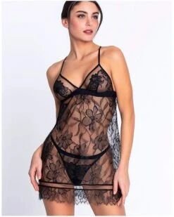 Babydoll Lise Charmel Adorable En Sexy (Noir) -Sloggi Soldes Boutique babydoll lise charmel adorable en sexy noir 3