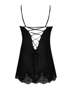 Babydoll Transparente Lise Charmel Splendeur Soie (Noir) -Sloggi Soldes Boutique babydoll transparente lise charmel splendeur soie noir 4