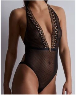 Body Aubade Unchain Me Up (Golden Black) -Sloggi Soldes Boutique body aubade unchain me up golden black 2