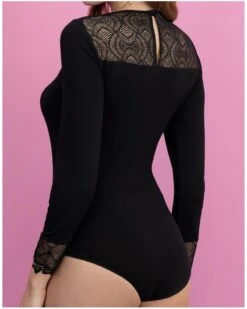 Body Manches Longues Antigel Sexy Bohème (Noir) 11 Body Manches Longues Antigel Sexy Bohème (Noir) -Sloggi Soldes Boutique body manches longues antigel sexy boheme noir 3