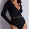 Body Manches Longues Aubade Hot Motion (Noir)