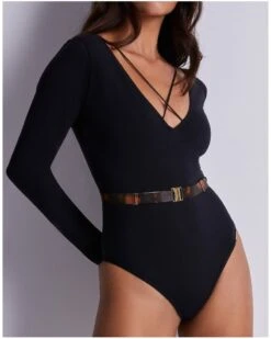 Body Manches Longues Aubade Hot Motion (Noir)