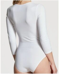 Body Manches Longues Calida Natural Comfort (Blanc) 7 Body Manches Longues Calida Natural Comfort (Blanc) -Sloggi Soldes Boutique body manches longues calida natural comfort blanc 2
