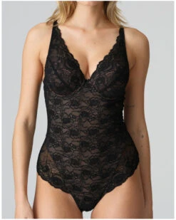 Body Plunge à Coques Marie Jo Cyrile (Noir)