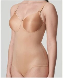 Body Prima Donna Satin (Cognac) -Sloggi Soldes Boutique body prima donna satin cognac 3