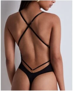 Body String Aubade Voodoo Kiss (Millenium Black) -Sloggi Soldes Boutique body string aubade voodoo kiss millenium black 2