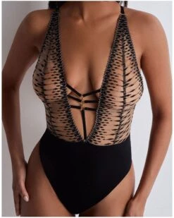 Body String Aubade Voodoo Kiss (Millenium Black) -Sloggi Soldes Boutique body string aubade voodoo kiss millenium black 6