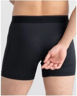 Boxer à Braguette Saxx Quest (Noir) -Sloggi Soldes Boutique boxer a braguette saxx quest noir 2