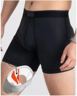 Boxer à Braguette Saxx Quest (Noir)