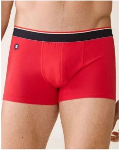 Boxer En Coton Le Slip Français Marius (Rouge)