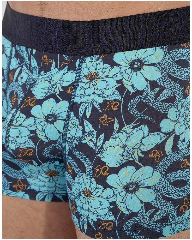 Boxer HO1 En Microfibre HOM Funky Styles (Imprimé Bleu) 4 Boxer HO1 En Microfibre HOM Funky Styles (Imprimé Bleu) – Image 4