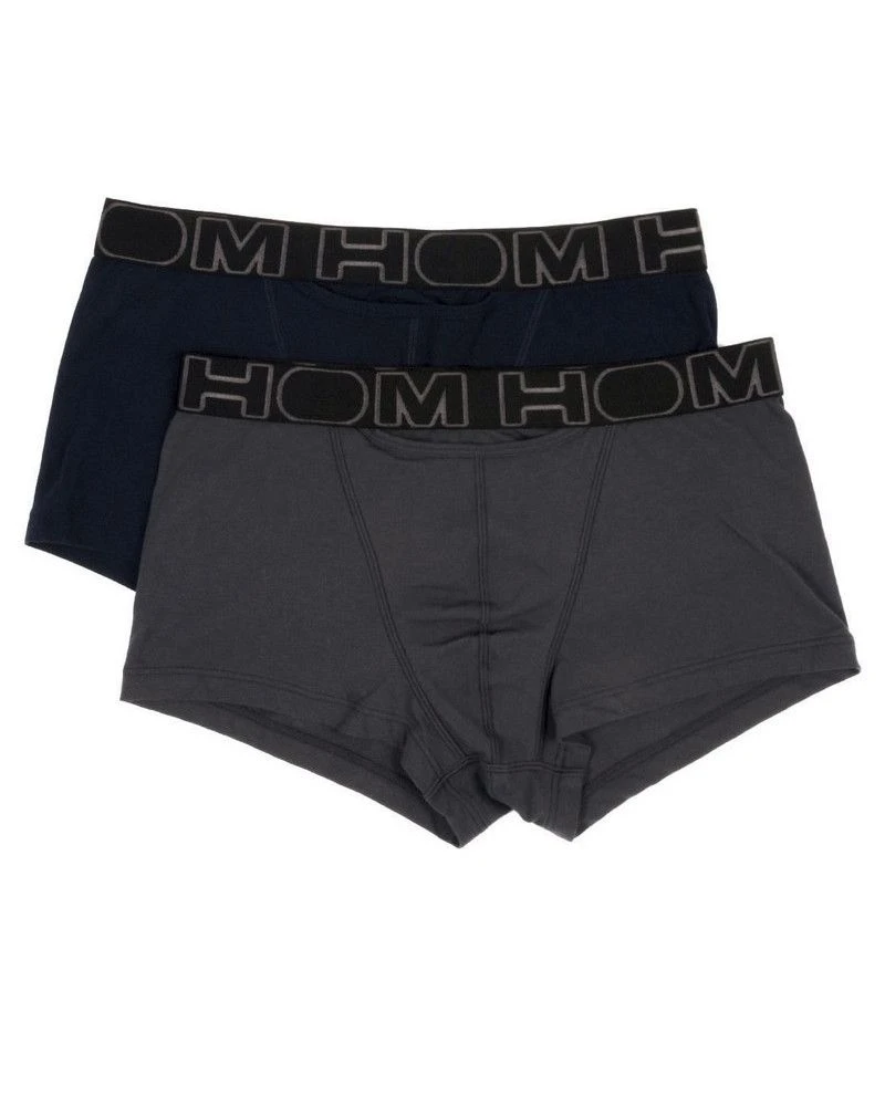 Boxer HO1 HOM Boxerlines Lot De 2 (Marine/ Gris) 1 Boxer HO1 HOM Boxerlines Lot De 2 (Marine/ Gris)
