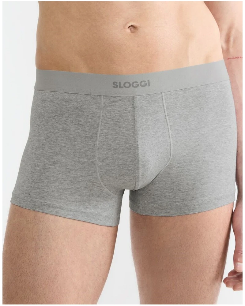 Boxer Sloggi For Men Ever Ease (Lot De 2) (Dark Grey Melange) 2 Boxer Sloggi For Men Ever Ease (Lot De 2) (Dark Grey Melange) – Image 2