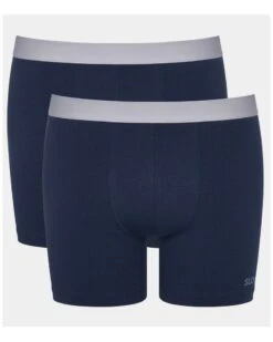 Boxers Longs Sloggi Men GO ABC (Lot De 2) (Navy)