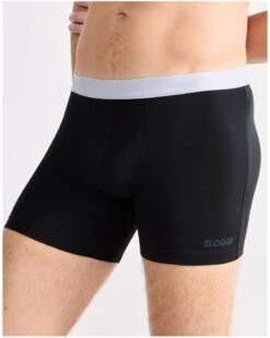Boxers Longs Sloggi Men GO ABC (Lot De 2) (Noir) -Sloggi Soldes Boutique boxers longs sloggi men go abc lot de 2 noir 2