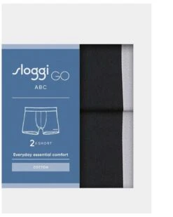 Boxers Longs Sloggi Men GO ABC (Lot De 2) (Noir) -Sloggi Soldes Boutique boxers longs sloggi men go abc lot de 2 noir 6