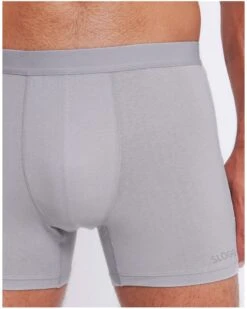 Boxers Longs Sloggi Men GO ABC (Lot De 2) (Platinum) -Sloggi Soldes Boutique boxers longs sloggi men go abc lot de 2 platinum 2