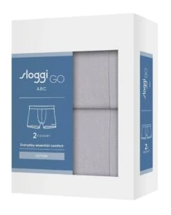 Boxers Longs Sloggi Men GO ABC (Lot De 2) (Platinum) -Sloggi Soldes Boutique boxers longs sloggi men go abc lot de 2 platinum 4