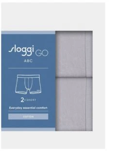 Boxers Longs Sloggi Men GO ABC (Lot De 2) (Platinum) -Sloggi Soldes Boutique boxers longs sloggi men go abc lot de 2 platinum 5