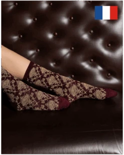 Chaussettes Femme En Coton Maison Broussaud Baroque Trianon (Bordeaux)