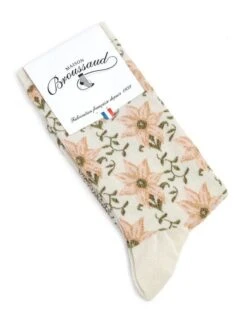Chaussettes Femme En Coton Maison Broussaud Le Lys (Ecru) -Sloggi Soldes Boutique chaussettes femme en coton maison broussaud le lys ecru 1