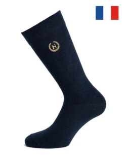 Chaussettes Homme En Coton Maison Broussaud L'Empereur Napoléon (Marine)