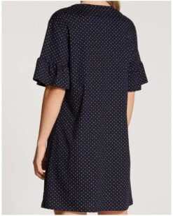 Chemise De Nuit Calida Favorites Dream 100% Coton (Dark Lapis Blue) -Sloggi Soldes Boutique chemise de nuit calida favorites dream 100 coton dark lapis blue 2