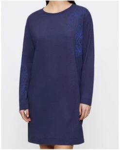 Chemise De Nuit Coton & Modal Triumph Nuit (Blue Dark)