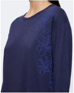 Chemise De Nuit Coton & Modal Triumph Nuit (Blue Dark) -Sloggi Soldes Boutique chemise de nuit coton modal triumph nuit blue dark 3