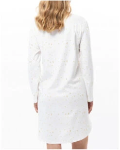 Chemise De Nuit Interlock 100% Coton Le Chat Luna (Ecru) -Sloggi Soldes Boutique chemise de nuit interlock 100 coton le chat luna ecru 2