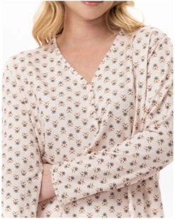 Chemise De Nuit Jersey Le Chat Tea Time (Multicolore) -Sloggi Soldes Boutique chemise de nuit jersey le chat tea time multicolore 3