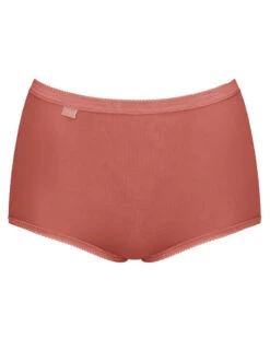 Culottes Basic + Maxi (lot De 4) Sloggi (Brique/corail/blanc/ciel) -Sloggi Soldes Boutique culottes basic maxi lot de 4 sloggi briquecorailblancciel 6