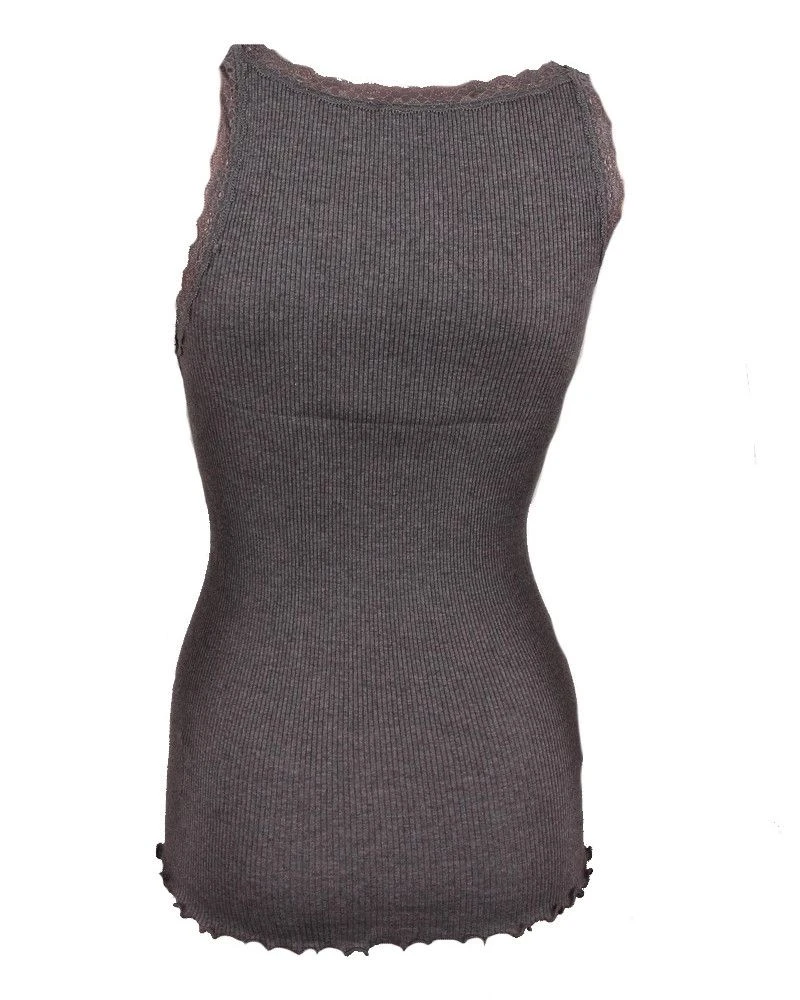 Débardeur Bretelles Laine & Soie Moretta 5760 Gris 3 Débardeur Bretelles Laine & Soie Moretta 5760 Gris – Image 3