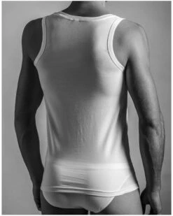 Débardeur HOM Supreme Coton (Blanc) -Sloggi Soldes Boutique debardeur hom supreme coton blanc 2