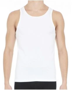 Débardeur HOM Supreme Coton (Blanc) -Sloggi Soldes Boutique debardeur hom supreme coton blanc 3