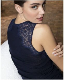 Débardeur Laine Et Soie Lise Charmel Plaisir Caresse (Pierre Bleue) -Sloggi Soldes Boutique debardeur laine et soie lise charmel plaisir caresse pierre bleue 2