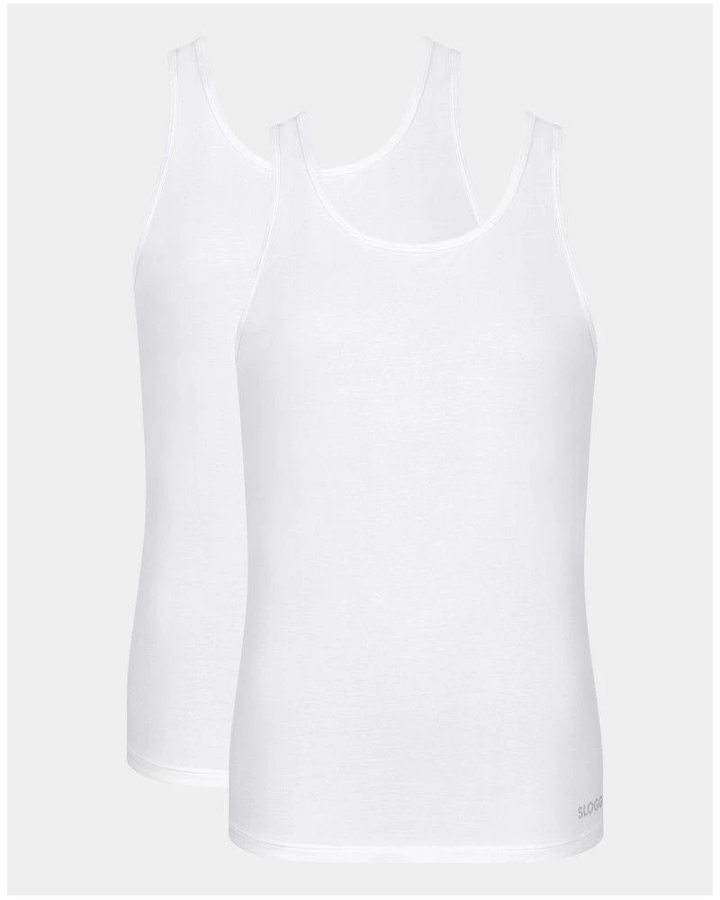 Débardeur Sloggi Men GO ABC (Lot De 2) (Blanc) 2 Débardeur Sloggi Men GO ABC (Lot De 2) (Blanc) – Image 2