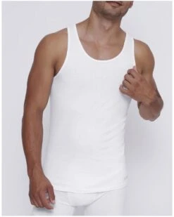 Débardeur Sloggi Men GO ABC (Lot De 2) (Blanc)