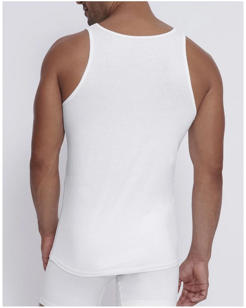 Débardeur Sloggi Men GO ABC (Lot De 2) (Blanc) 4 Débardeur Sloggi Men GO ABC (Lot De 2) (Blanc) – Image 4