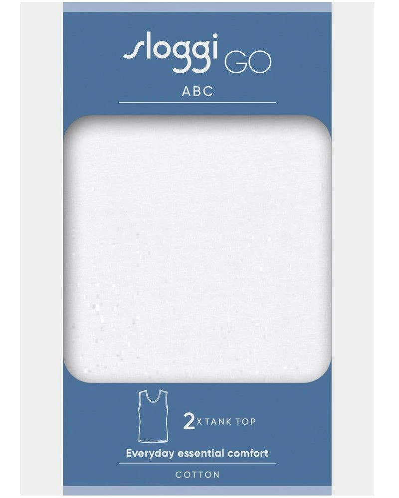 Débardeur Sloggi Men GO ABC (Lot De 2) (Blanc) 6 Débardeur Sloggi Men GO ABC (Lot De 2) (Blanc) – Image 6