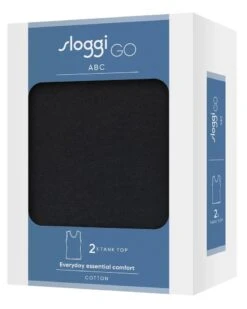 Débardeur Sloggi Men GO ABC (Lot De 2) (Noir) -Sloggi Soldes Boutique debardeur sloggi men go abc lot de 2 noir 4