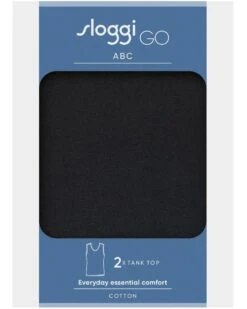 Débardeur Sloggi Men GO ABC (Lot De 2) (Noir) -Sloggi Soldes Boutique debardeur sloggi men go abc lot de 2 noir 5