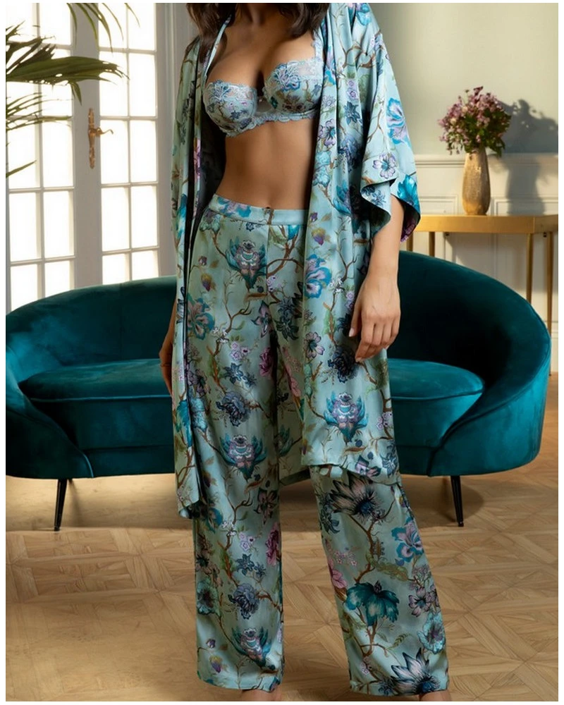 Déshabillé Lise Charmel Rêve En Fleurs (Rêve Opale) 10 Déshabillé Lise Charmel Rêve En Fleurs (Rêve Opale) – Image 10