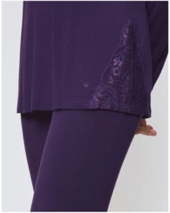 Ensemble De Pyjama Nuit Triumph (Royal Purple) -Sloggi Soldes Boutique ensemble de pyjama nuit triumph royal purple 5
