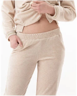 Ensemble Velours Col V Le Chat Country (Beige Chiné) 9 Ensemble Velours Col V Le Chat Country (Beige Chiné) -Sloggi Soldes Boutique ensemble velours col v le chat country beige chine 3