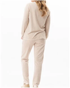 Ensemble Velours Col V Le Chat Country (Beige Chiné) 11 Ensemble Velours Col V Le Chat Country (Beige Chiné) -Sloggi Soldes Boutique ensemble velours col v le chat country beige chine 5