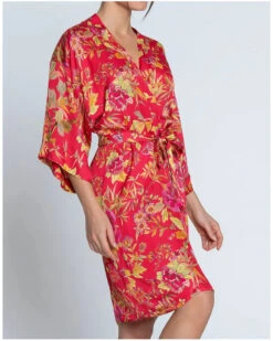 Kimono Lise Charmel Forêt Rubis (Santal Rouge) -Sloggi Soldes Boutique kimono lise charmel foret rubis santal rouge 6