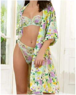 Kimono Lise Charmel L'Amour Au Soleil (Soleil En Fleurs) -Sloggi Soldes Boutique kimono lise charmel l amour au soleil soleil en fleurs 5